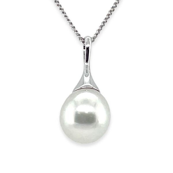 Sterling Silver South Sea Pearl Cone Pendant