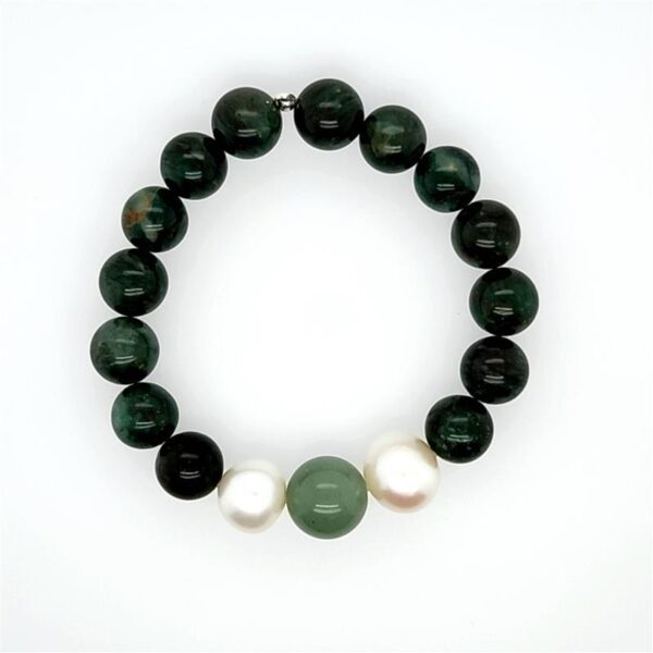 Arafura Collection South Sea Pearl, Adventurine & Jade Bracelet