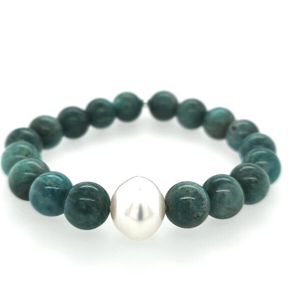 Arafura Collection South Sea Pearl & Amazonite Bracelet