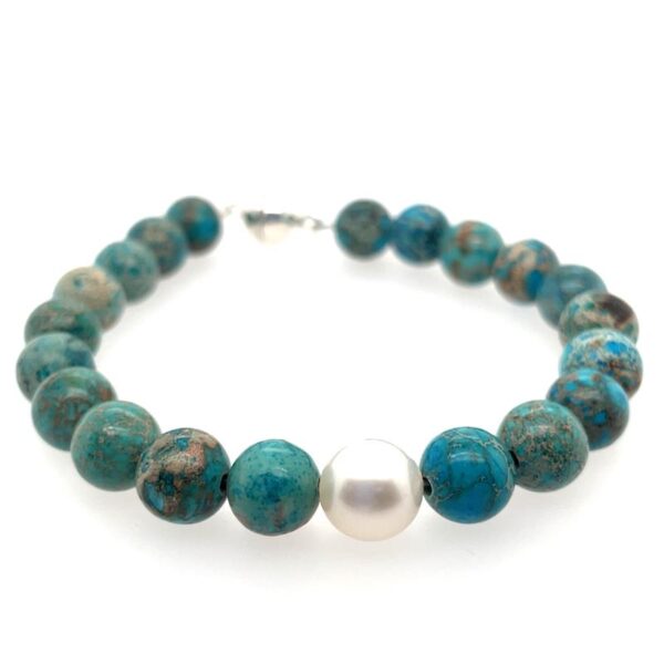 Arafura Collection South Sea Pearl & Regalite Bracelet