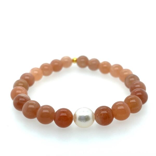 Arafura Collection South Sea Pearl & Sunstone Bracelet